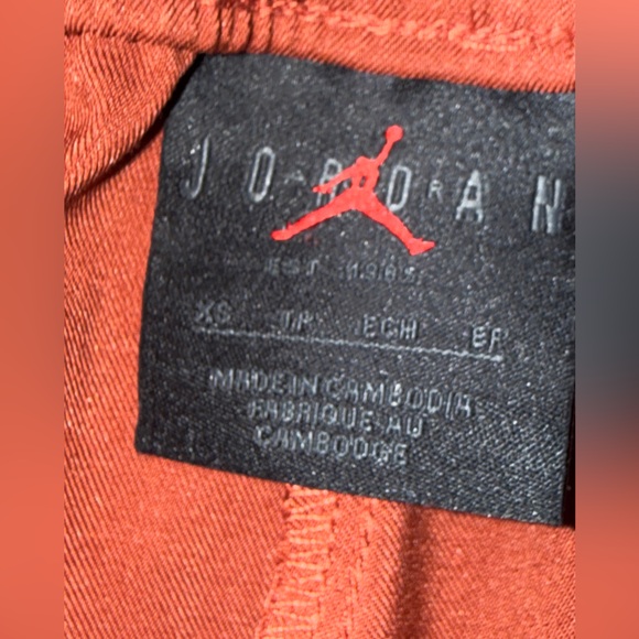 JORDAN WOMEN SPORT TUNNEL PANTS (MARS STONE / SAFETY ORANGE - Picture 11 of 16